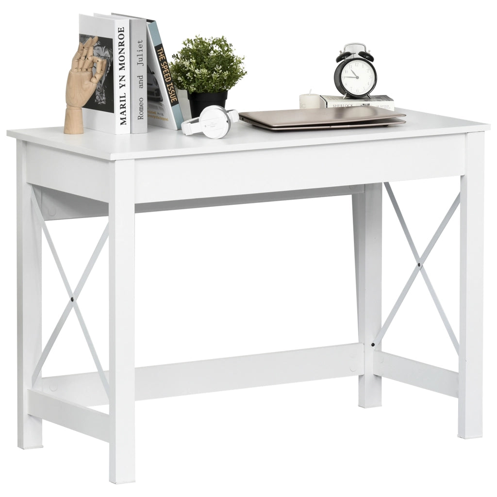 Scrivania Moderna ¨C Minimal ¨C Bianco 105x50x76 cm