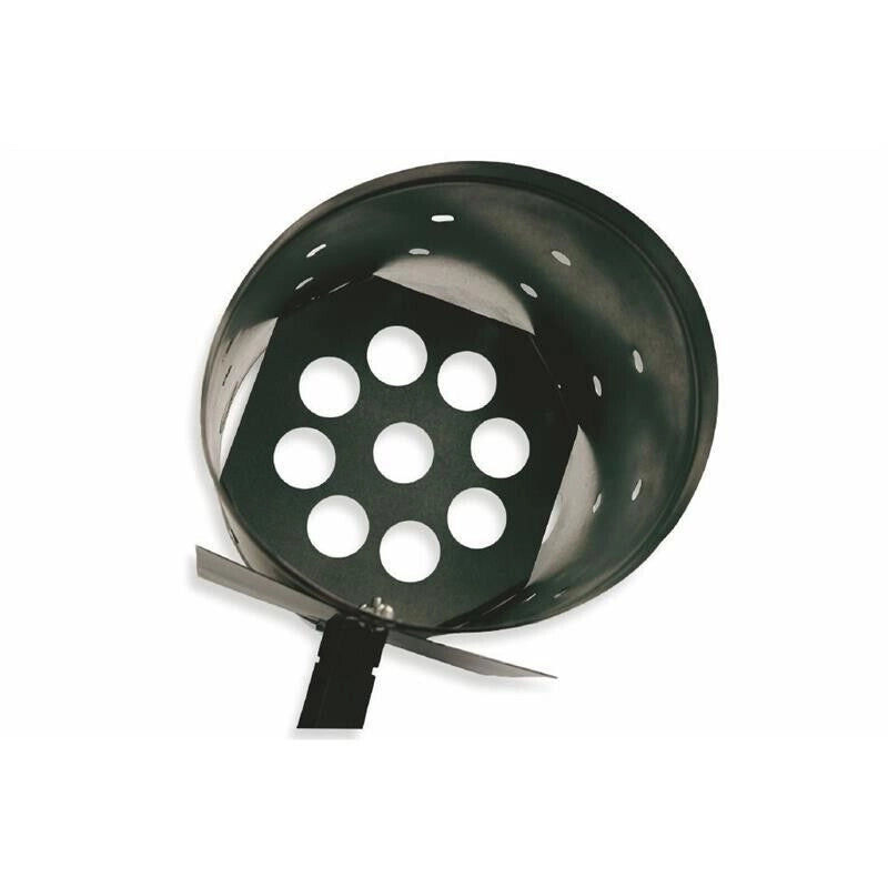 ACCENDI CARBONELLA IN METALLO ZINCATO NERO O COLOR ACCIAIO PER BARBECUE