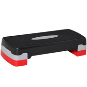 Pedana Fitness Aerobica ¨C Minimal ¨C Nero e Rosso 68x29cm