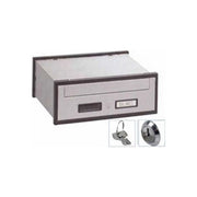 Silmec SC30-102-72 Casellario Postale Serie SC1 in Alluminio con Apertura Frontale e Chiusura con Chiave colore Argento