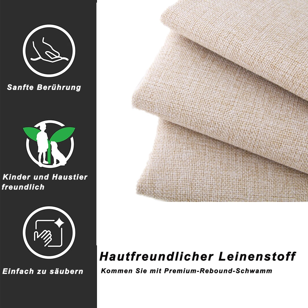 Letto Contenitore Imbottito Singolo ¨C MINIMAL ¨C 90x200, Tessuto Beige, Idraulico