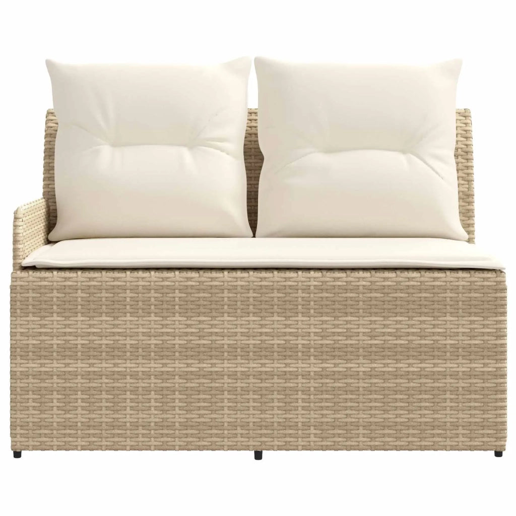 Sofa da giardino-Divano con braccioli da giardino con divano angolare 2 Pezzo 156156