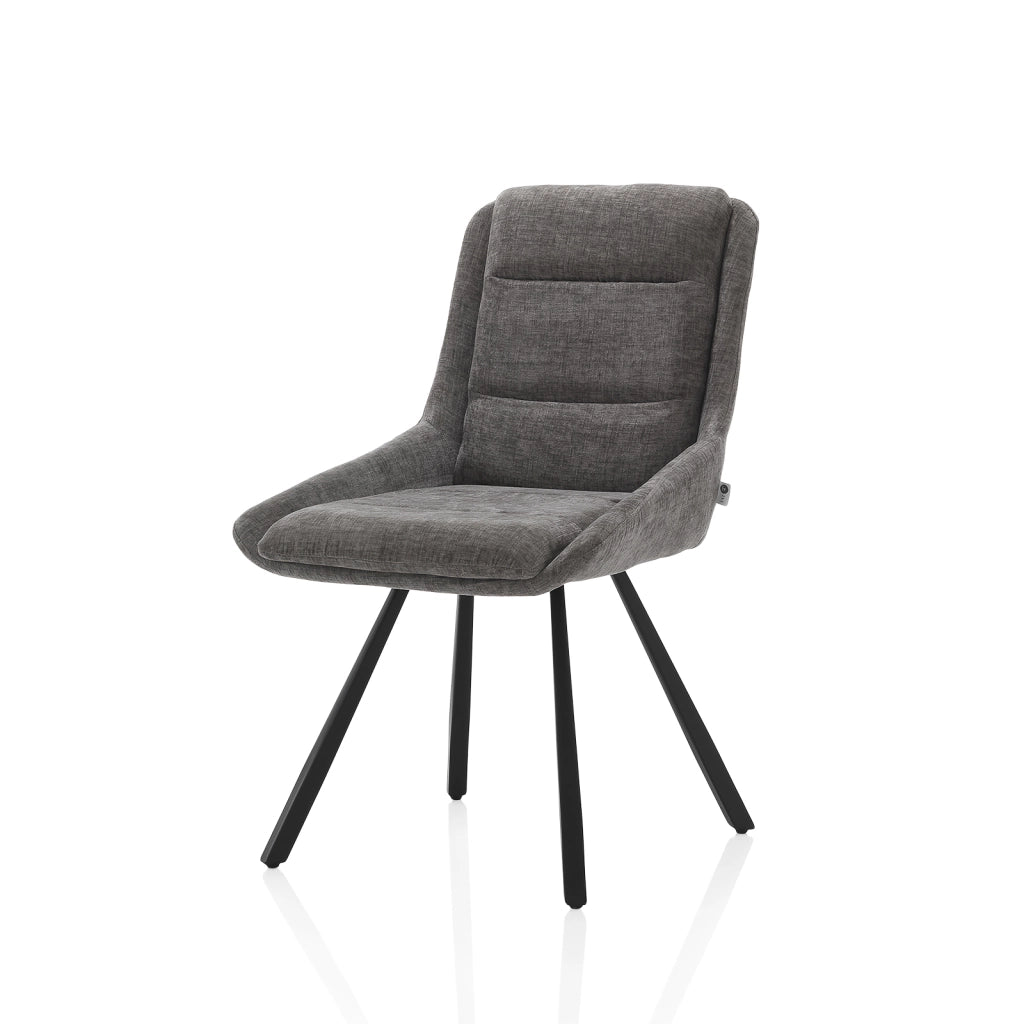 Set 2 Sedie REGINA grigio scuro