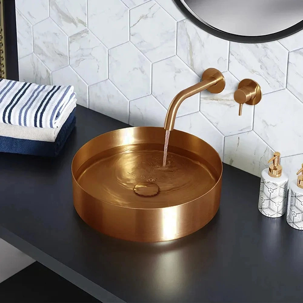 Rubinetto Da Incasso Rea Lungo Copper Brush + Box