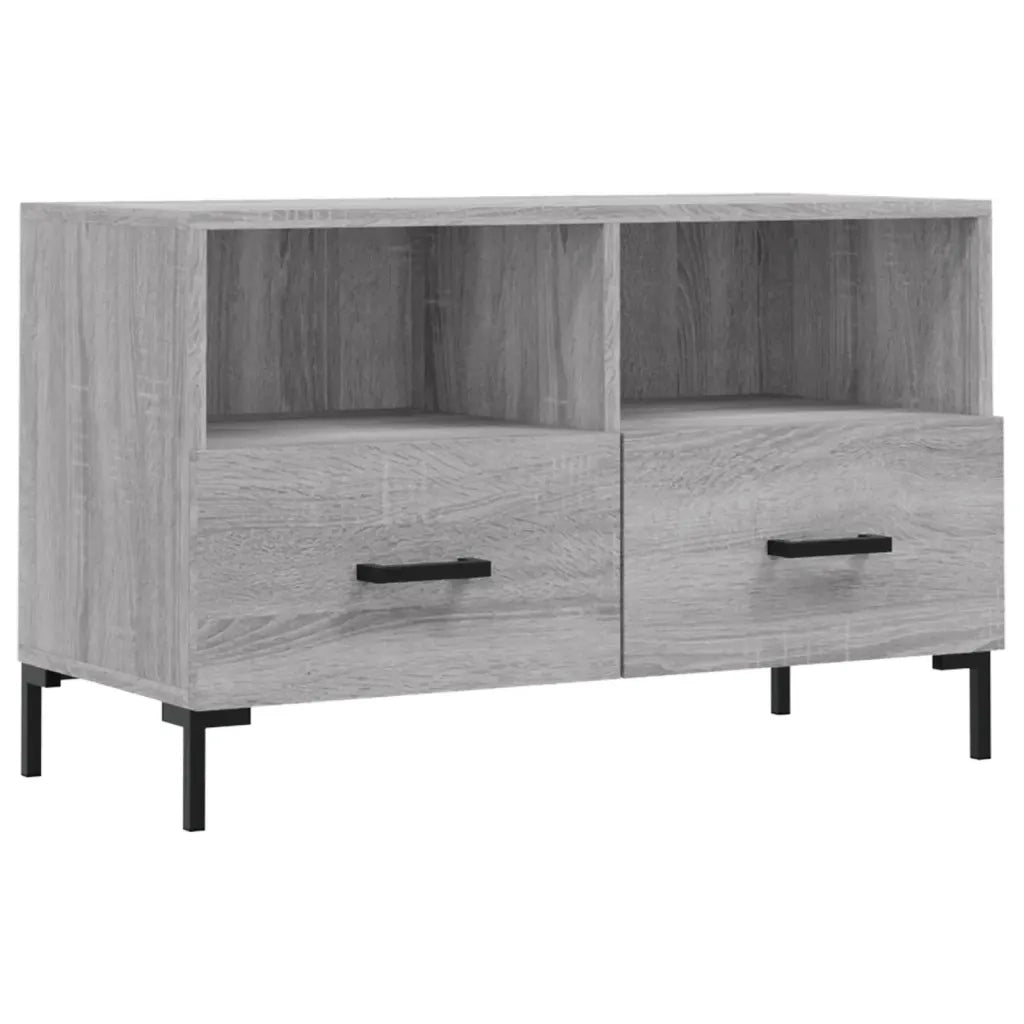 Mobile TV | Armadietto TV | Mobile Porta TV Grigio Sonoma 80x36x50 cm in Legno Multistrato
