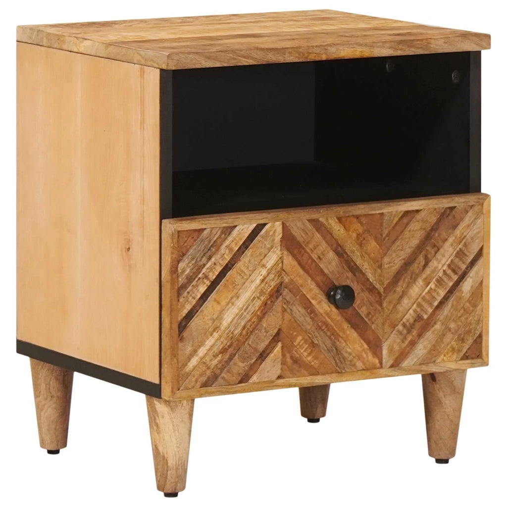 Comodino Marrone 50 x 33 x 60 cm Legno di mango massello 4018922