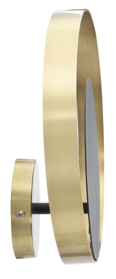 Lampada da Muro Shuttle Cm25x8x25 cm in Ferro Oro e Nero