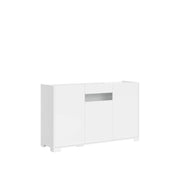 Madia 3 ante 130x40x81 cm bianco lucido - RIFLESSO