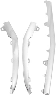 Lista di protezione del paraurti in lega di cromio - Sostituzione per E-Klasse W212 Sport Facelift 2014-2016 - Kit di protezione del paraurti - Accessorio per auto - Alta qualità - 3 pezzi - Kit di protezione del paraurti