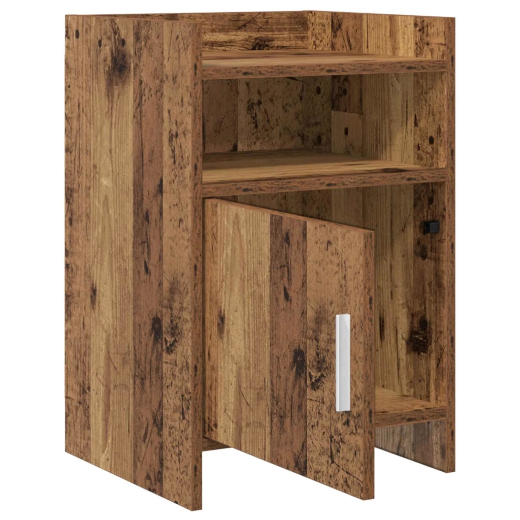 Comodini 2 pcs Legno antico 40 x 36 x 60 cm 8011048
