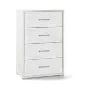 Mobile 4 Cassetti Kit Ossido Bianco cm 71x41x110h - Sarmog
