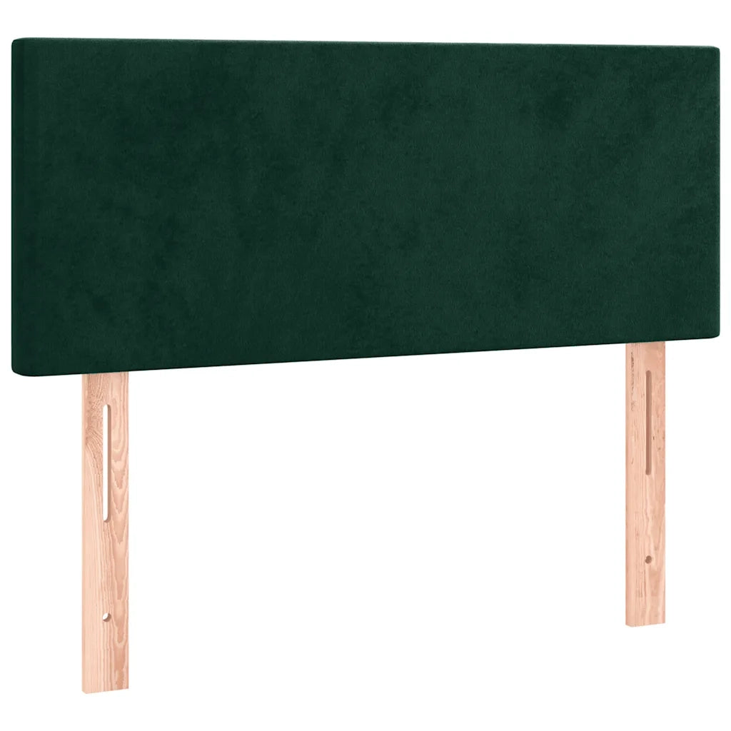 Testiera Verde Scuro 80x5x78/88 cm in Velluto 345741