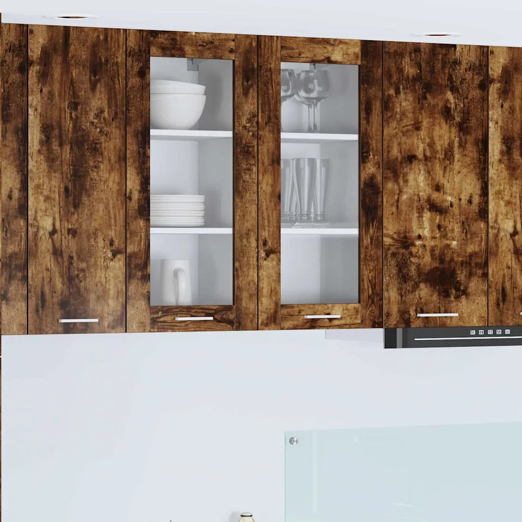 Armadio pensile Rovere fumé 40 x 31 x 80 cm Legno multistrato 884306