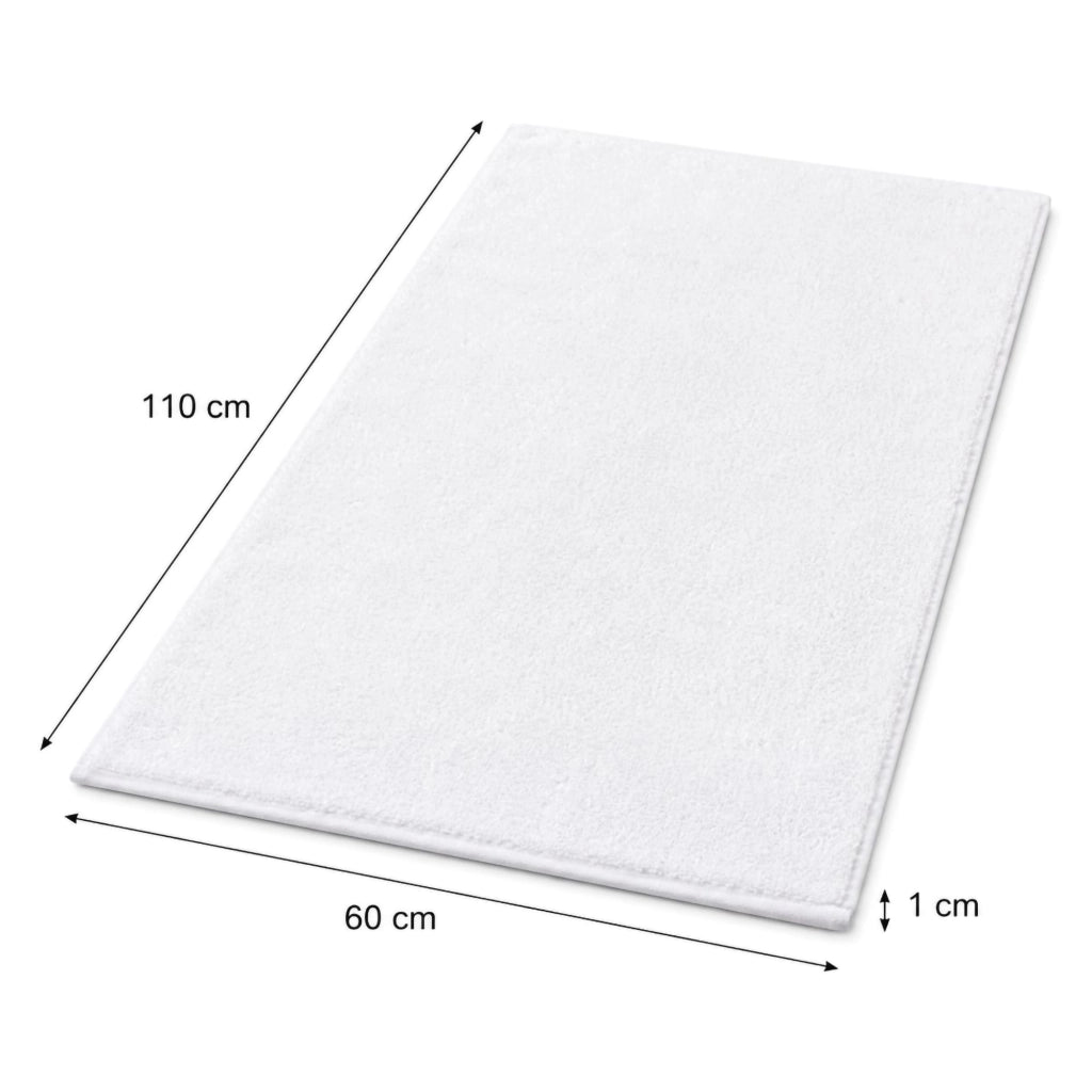 Sanonefa, set di Asciugamani 100% Cotone set da 2, Bianco
