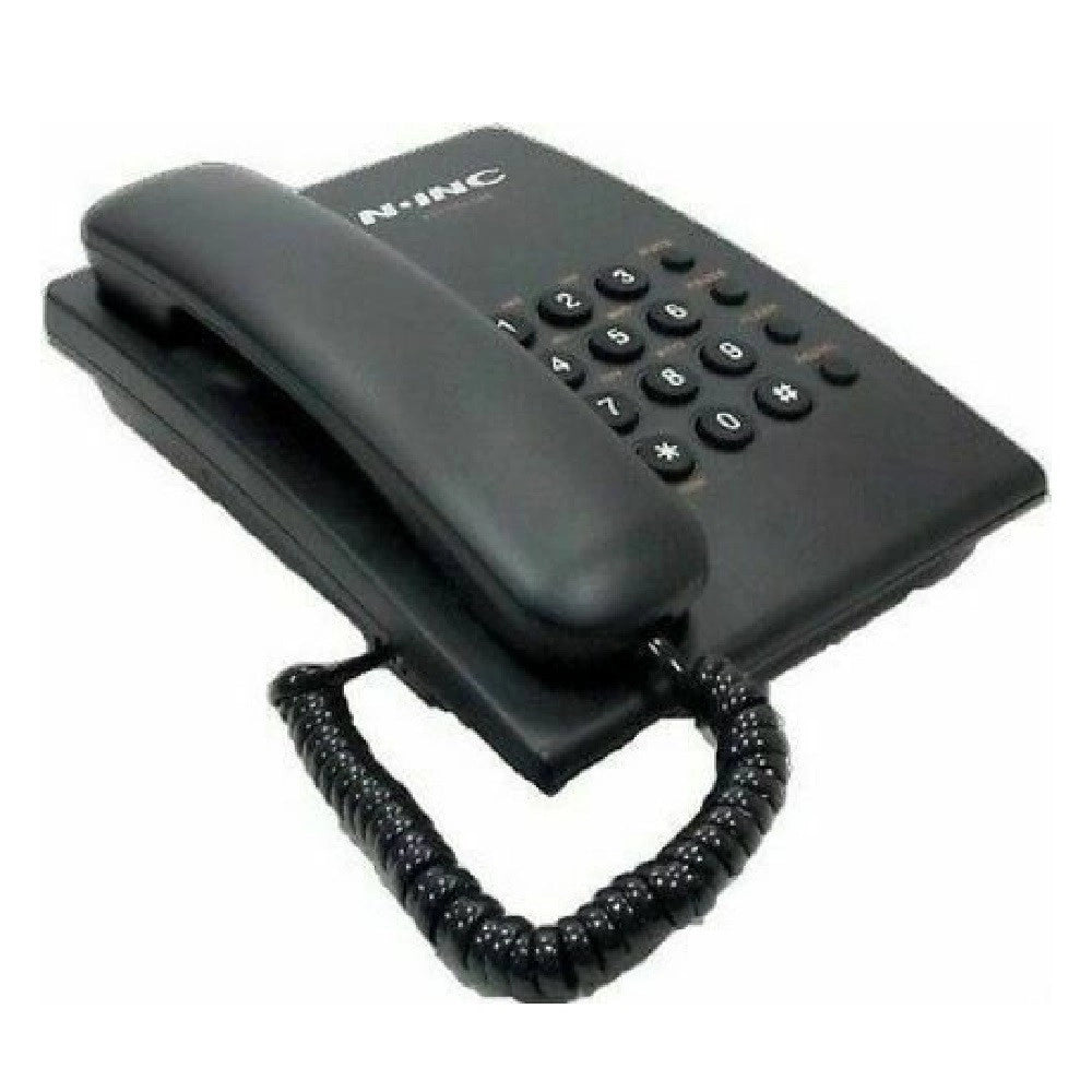 Trade Shop - Telefono Fisso Casa Ufficio Con Filo Da Tavolo O A Parete Funzione Silenzioso -