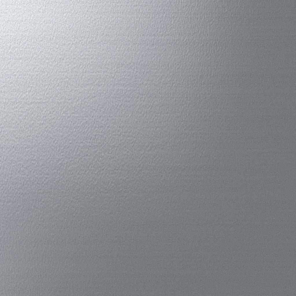 Fioriera/aiuola argentata per piante fiori e patio/giardino 49 x 47 x 46 cm acciaio zincato argento 02_0038070