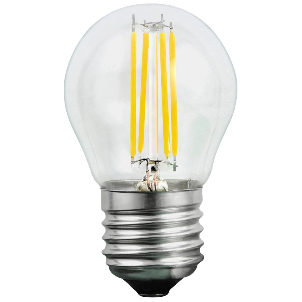 Polux Platinum LED Filament G45 E27 4W 400lm 3000K calda