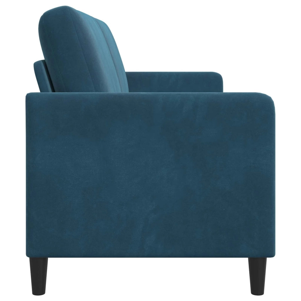 Divano con Storage Blu 152 x 78 x 87 cm Poliestere 42036942