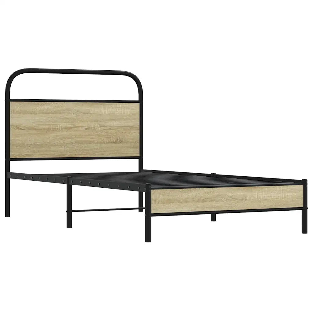 Giroletto senza Materasso Rovere Sonoma 90x190 cm in Truciolato 4100402