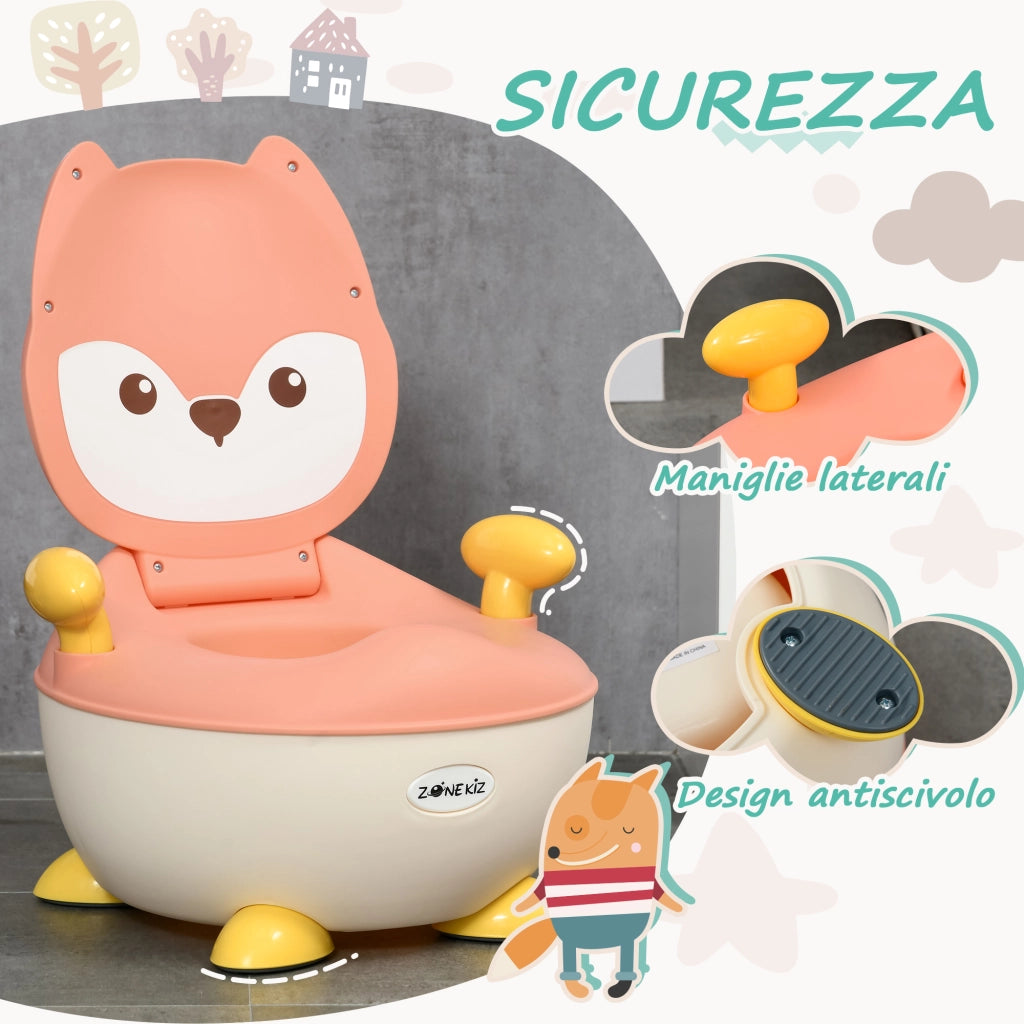 Vasino per Bambini con Schienale e Braccioli ¨C Minimal ¨C Rosa