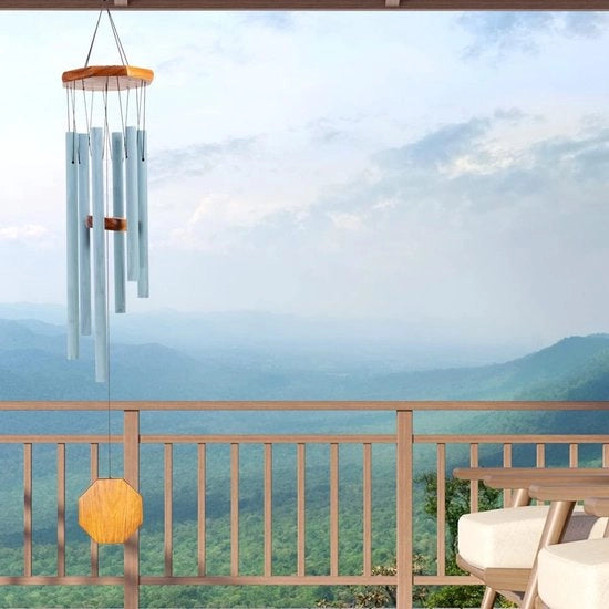 Sfida Acustica - Cemento Azzurro - lunghezza totale: 80cm - inclusa clessidra di appoggio a S - resistente all'usura - con suoni rilassanti