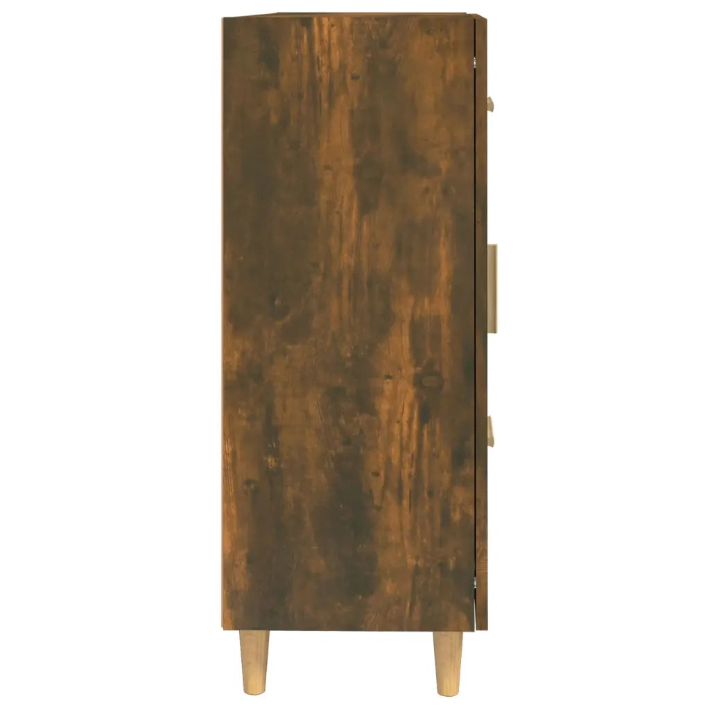 Credenza-Buffet-Armadio da cucina Rovere Fumo 69,5x34x90 cm in Legno Multistrato 326482