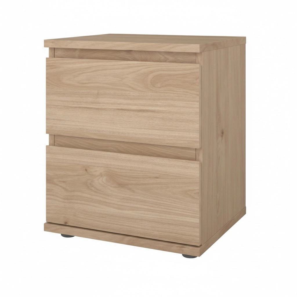 KIT COMODINO NOVA 2 CASS 40X34X48,2CM ROVERE- 1,0 pz