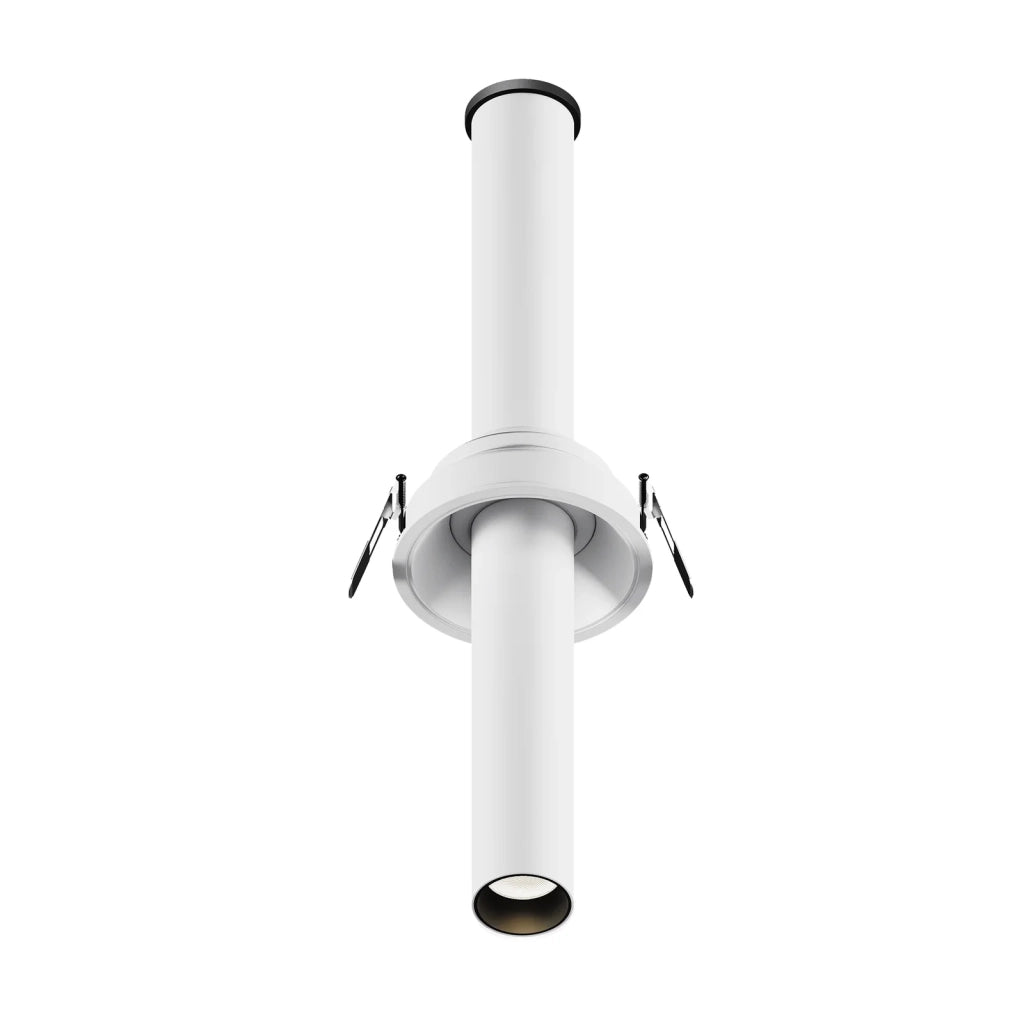 Maytoni Lampada da Incasso Focus T 1 luce LED integrato bianco alluminio