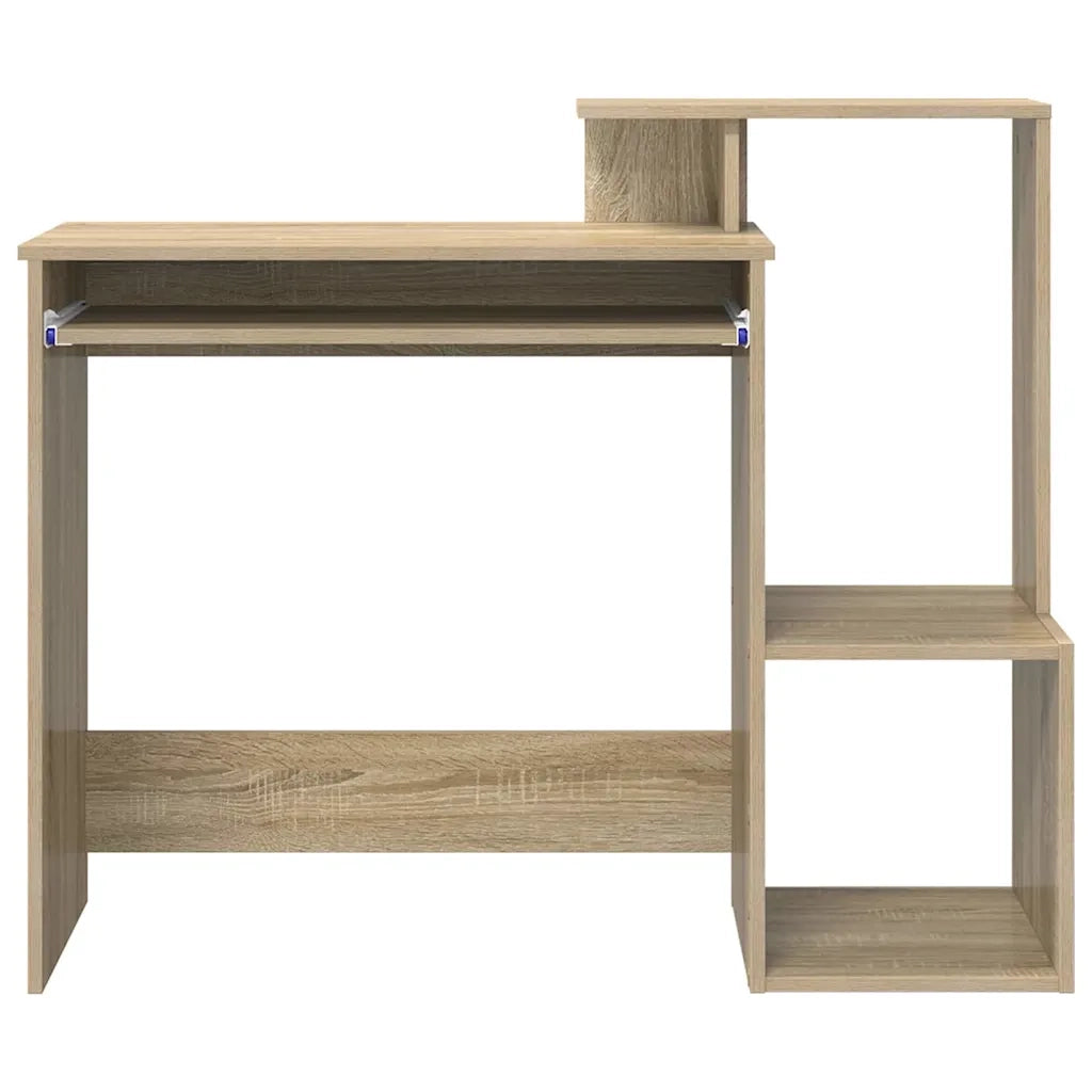 Scrivania | Tavolo da Ufficio Rovere Sonoma 106 x 41 x 88.5 cm Legno multistrato