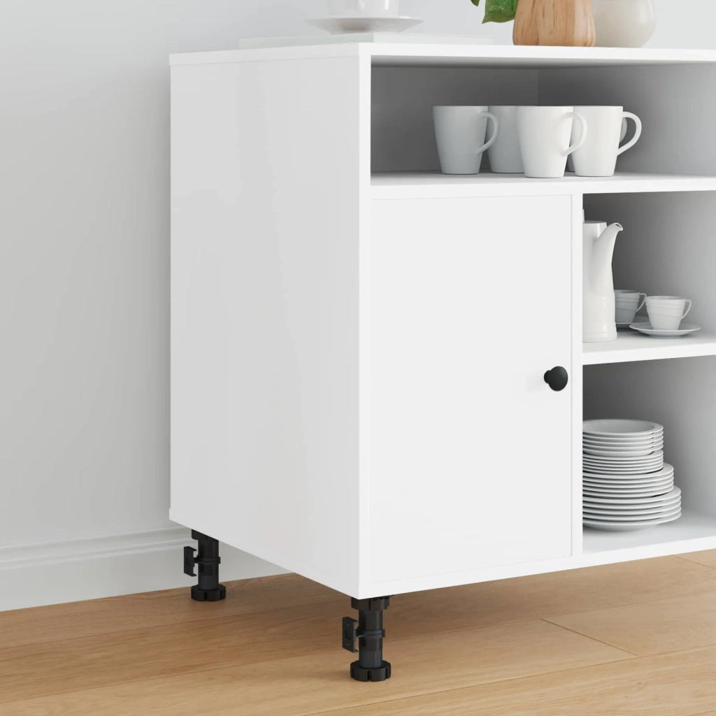 Piedini per mobili Regolabile 2 pz Nero 46 x 46 x 128 mm PP CFW5352323
