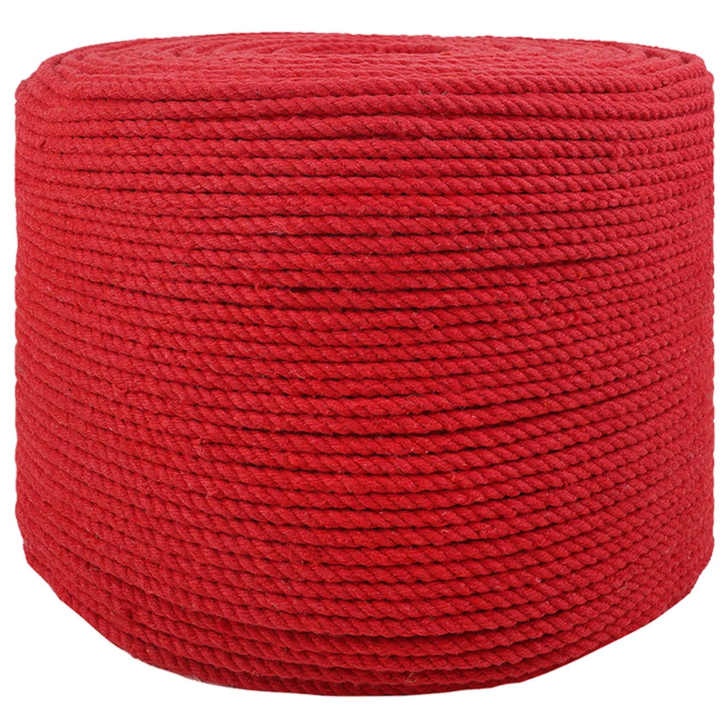 Corda | Fune Rosso 0,4 x 0,4 x 10000 cm Cotone