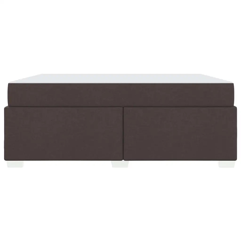 Struttura del letto Marrone Scuro 180 x 200 cm Tessuto