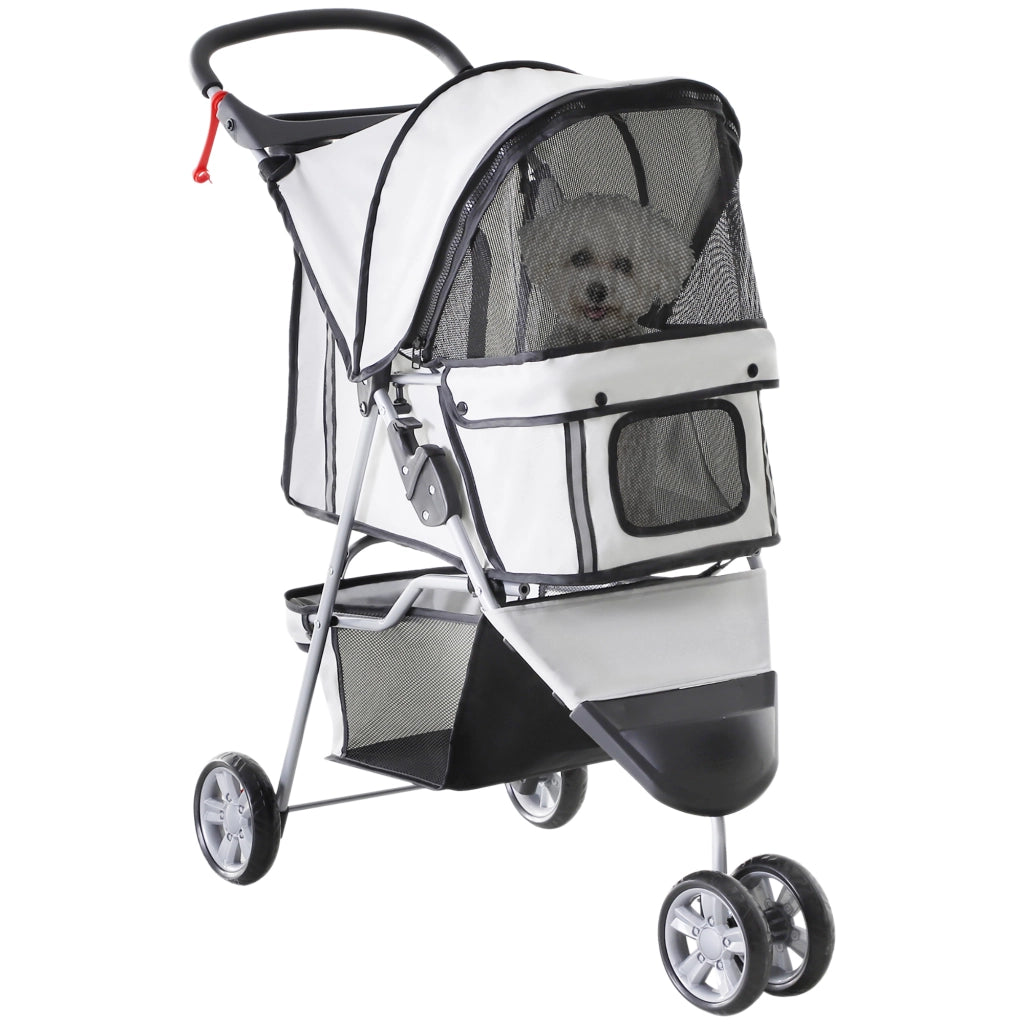 Passeggino per Cani Pieghevole ¨C zephmum ¨C Grigio