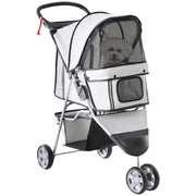 Passeggino per Cani Pieghevole ¨C zephmum ¨C Grigio