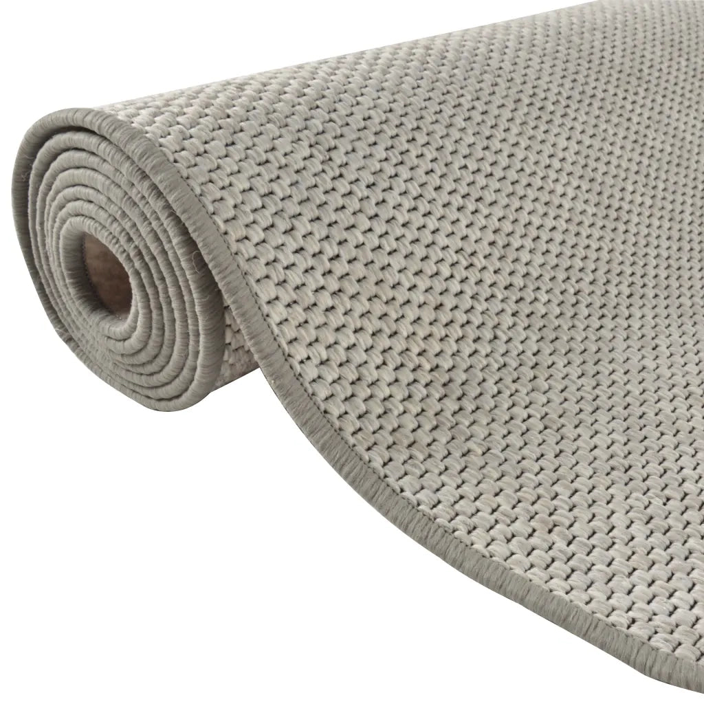 Tappeto Corsia Aspetto Sisal Platina 50x200 cm 355766