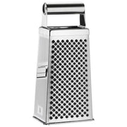 WMF 06 4441 6030 Profi Gourmet Grattugia 4 lati in Acciaio Inox Cromargan 18-10 con Manico Ergonomico colore Acciaio spazzolato
