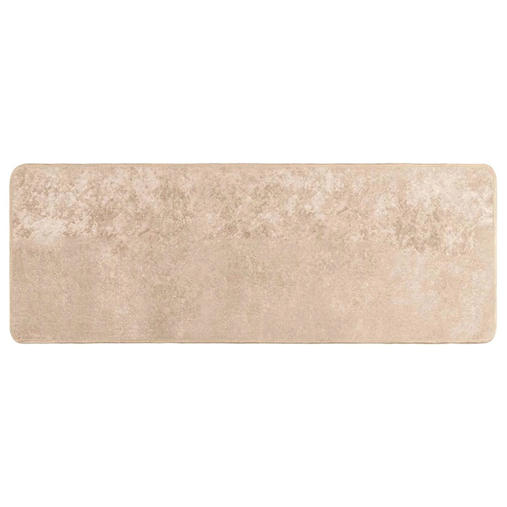 Runner Tappeto MARSA Beige 100 x 250 cm Poliestere e PVC 42023092