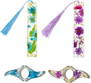 4 pezzi di resina artificiale in forma di fiori per libri