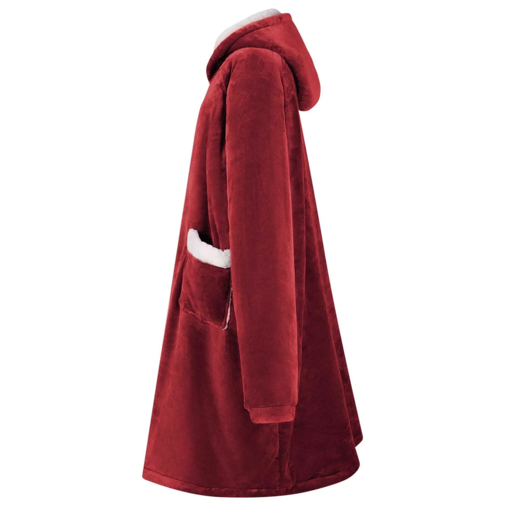 Felpa coperta Rosso Bordeaux M Pile e Flanella 42017209