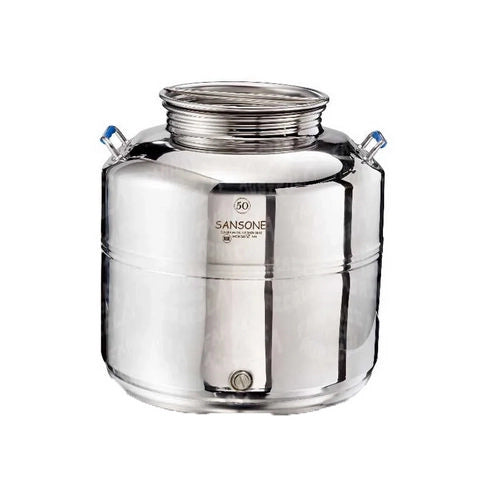CONTENITORE ACCIAIO INOX PER USO ALIMENTI SANSONE- lt. 25- FF- pezzi 1