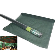 Trade Shop - Rotolo Rete Ombreggiante Nera/verde Telo Oscurante Parasole Giardino 2x10mt 011703 -