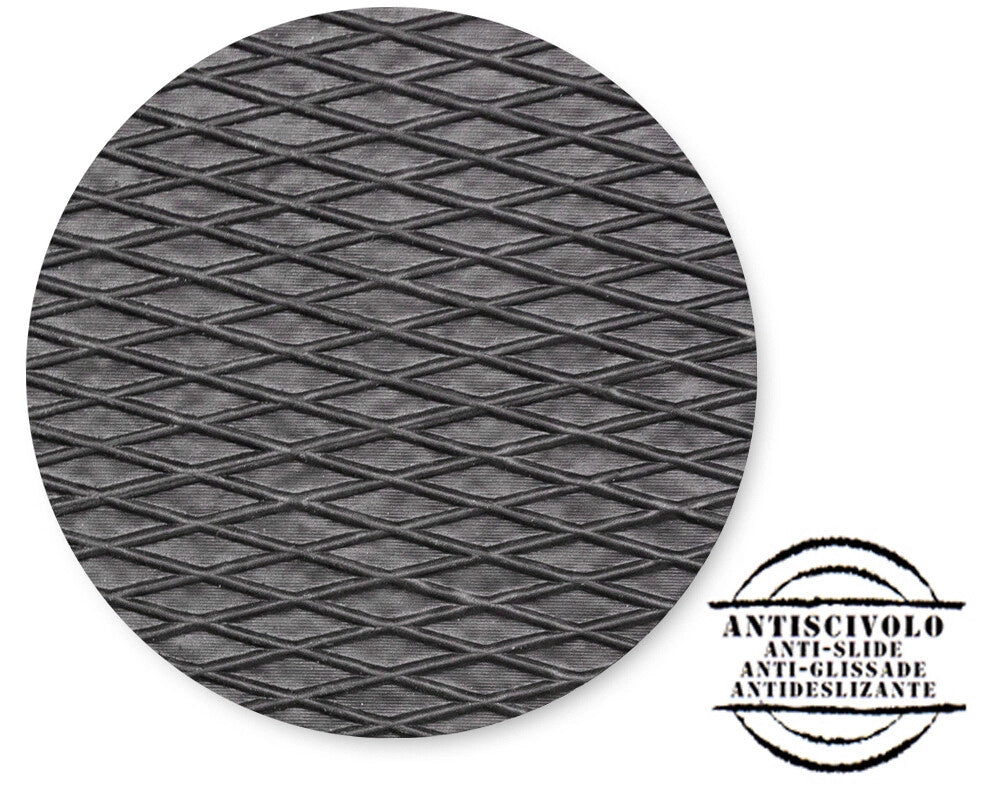 Passatoia Ingresso Moquette Asciugapassi Tinta Unita Corridoio Marciapiede 100x260 Cm Grigio