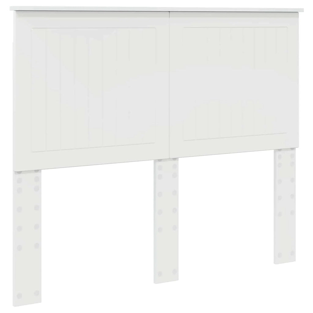 Testiera | Testata con Testiera | Testata Bianco Lucido 120 cm Legno multistrato
