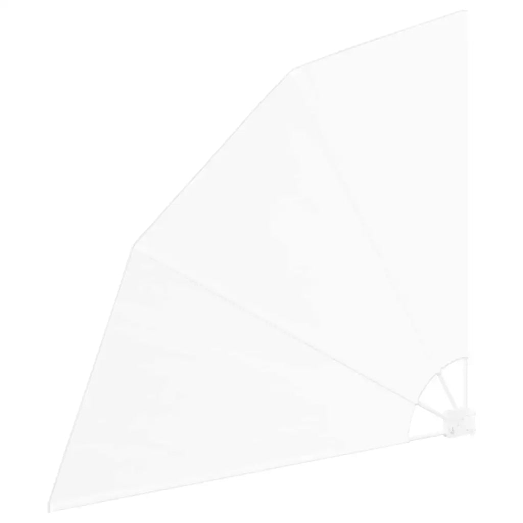 Schermo di Privacy per Balcone Bianco 140 x 140 cm Poliestere 42000930