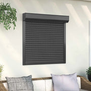 Persiana a rullo Antracite 100 x 100 cm Alluminio e poliuretano 42047065