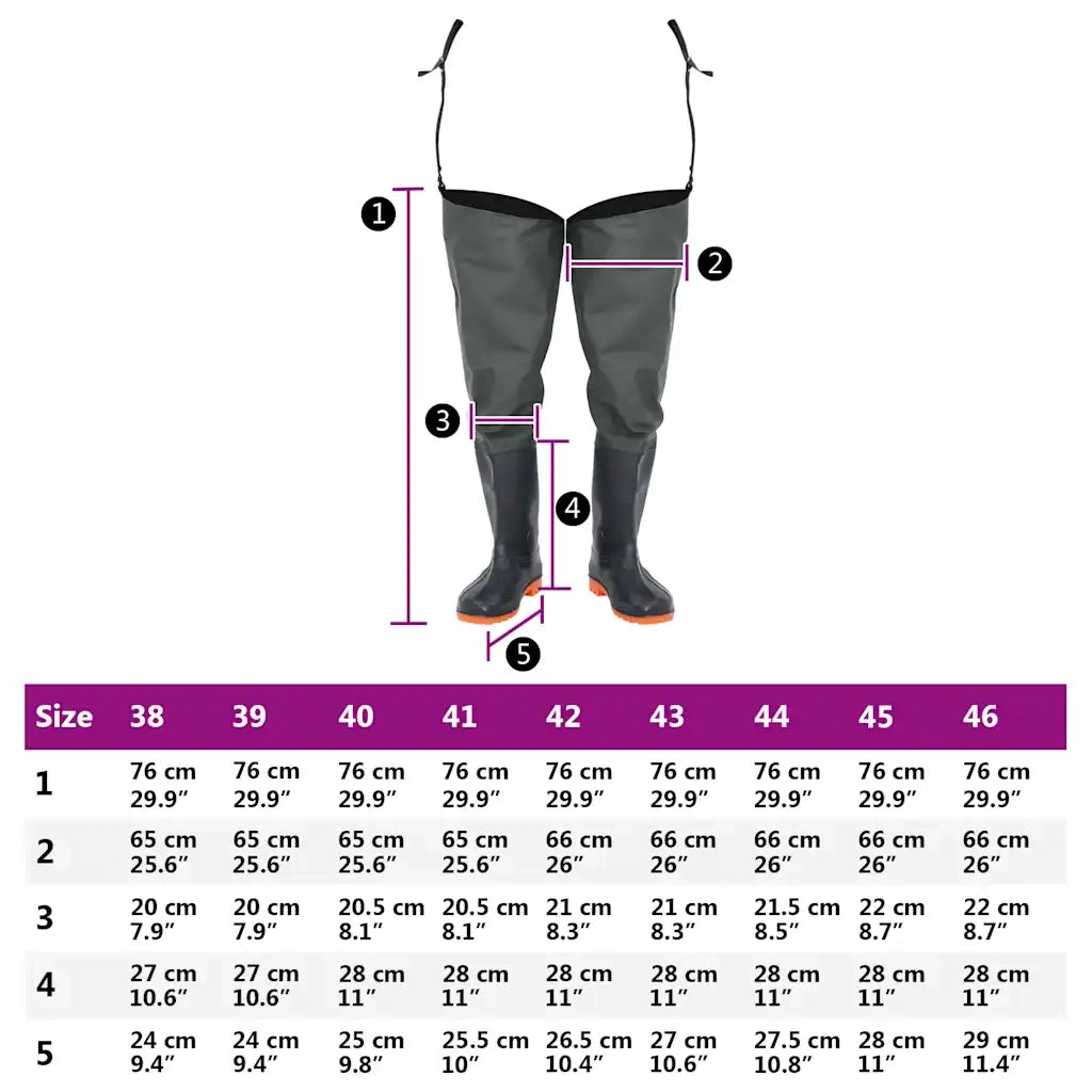 Waders Verde Scuro Misura 38 4017026
