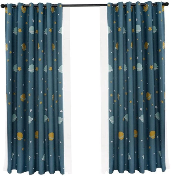 Veli - Tende Verdusteranti - Tende a Poliestere - Decorazione per Finestre - 2 Pezzi - Avvertimento di Sicurezza - Lavabile