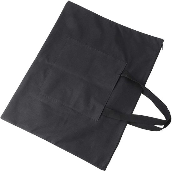 Portfolio artistico leggero - Tavola di disegno A1 - Borsa per l'arte - Tasca per disegni - Documentata - Tela di lino di alta qualità - con chiusura a rilievo
