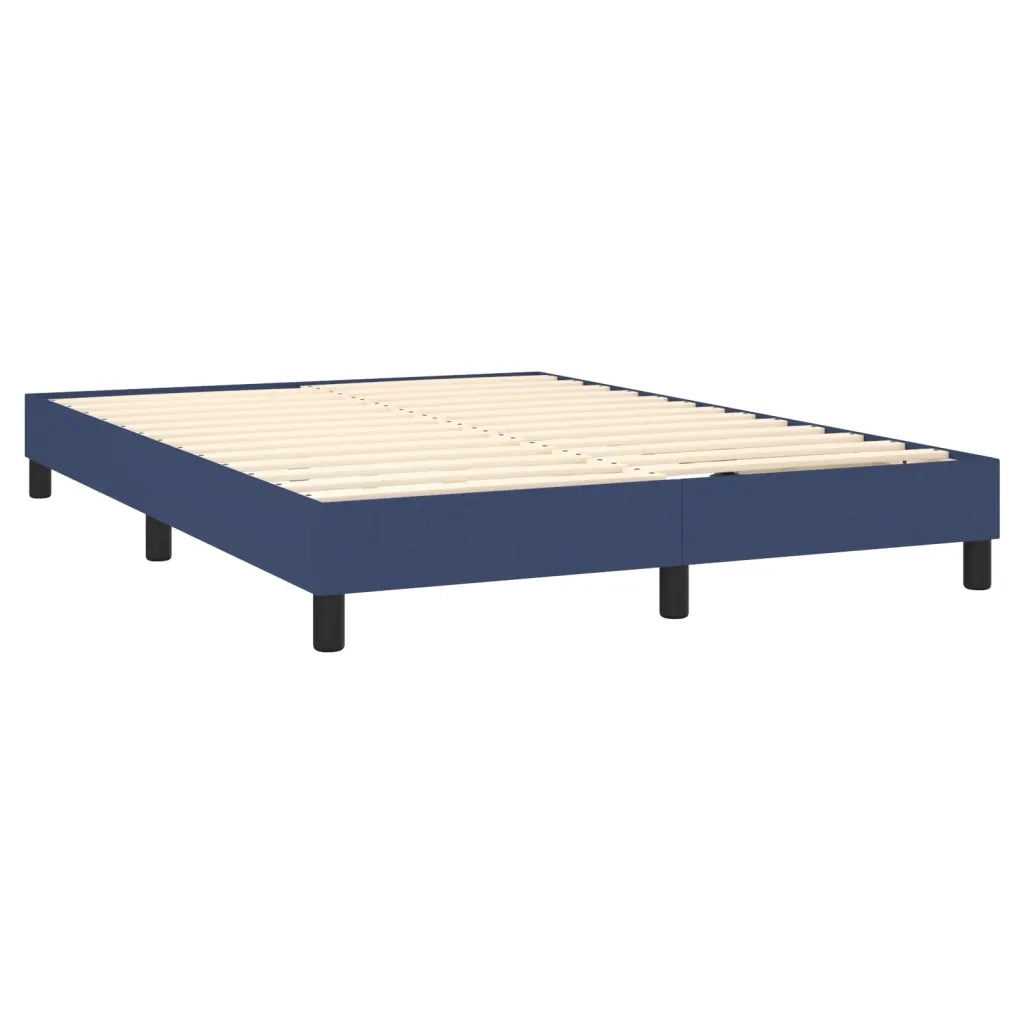 Giroletto a Molle con Materasso Blu 140x200 cm in Tessuto 3129879