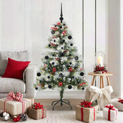 Albero di Natale artificiale Verde e bianco 150 cm 3395171